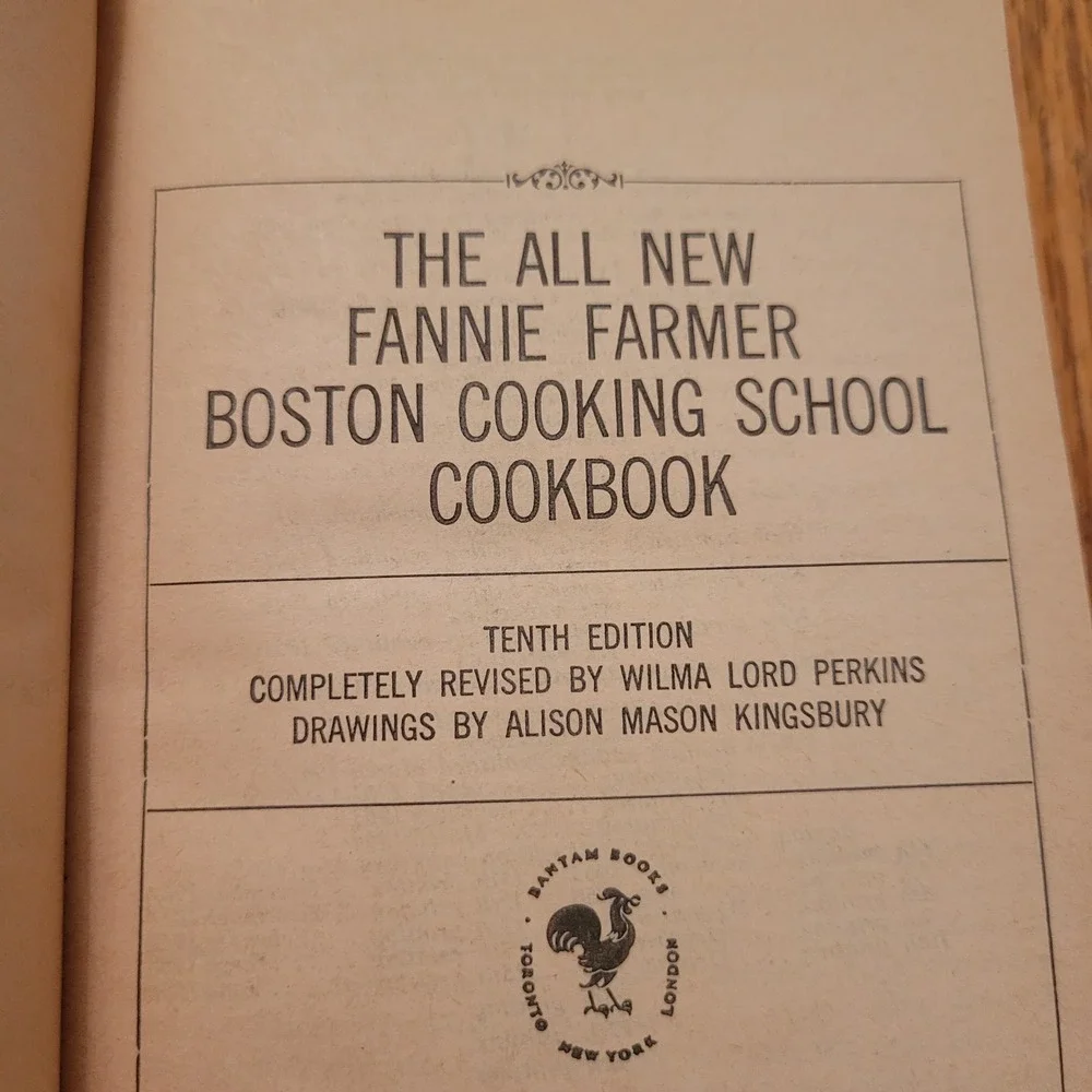 All New Fannie Farmer Boston Cooking School Cookbook V1964 Recipes Homestead‎